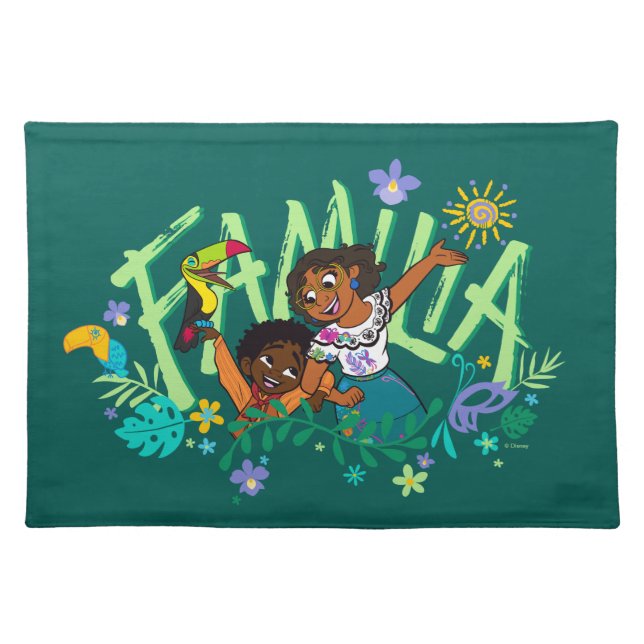 Encanto | Antonio & Mirabel - Familia Cloth Placemat (Front)