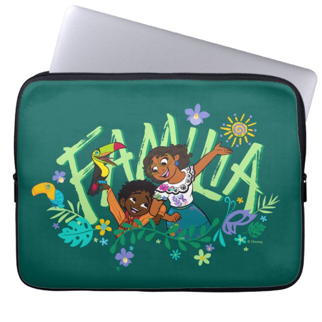 Encanto | Antonio & Mirabel - Familia Laptop Sleeve (Front)