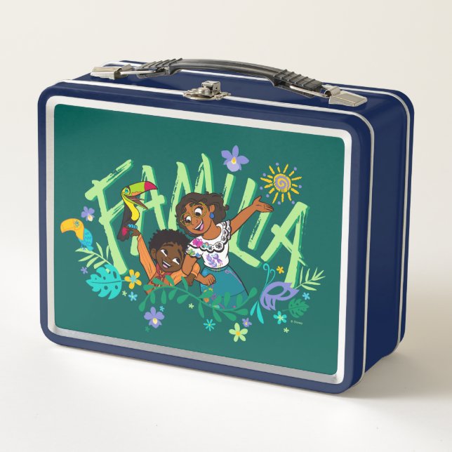 Encanto | Antonio & Mirabel - Familia Metal Lunch Box (Front)