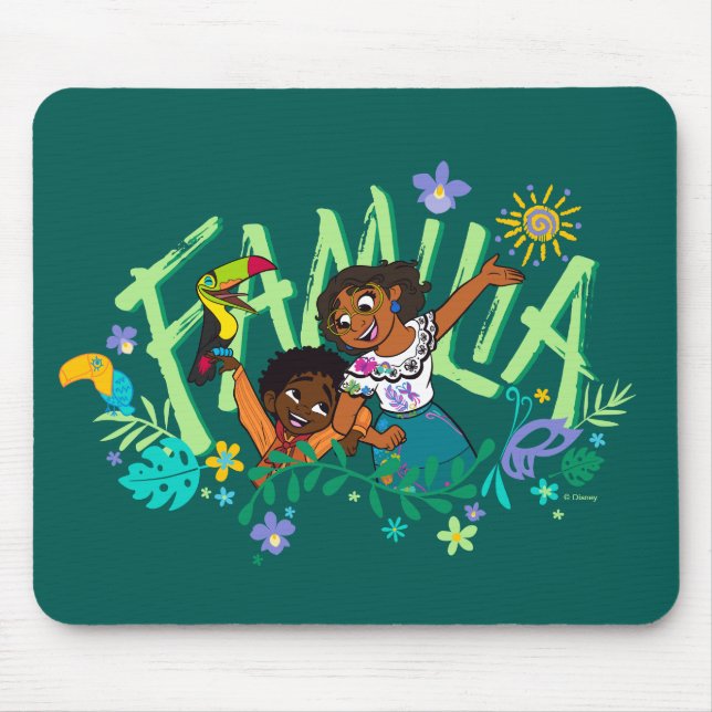 Encanto | Antonio & Mirabel - Familia Mouse Pad (Front)