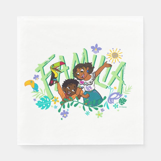 Encanto | Antonio & Mirabel - Familia Napkins (Front)