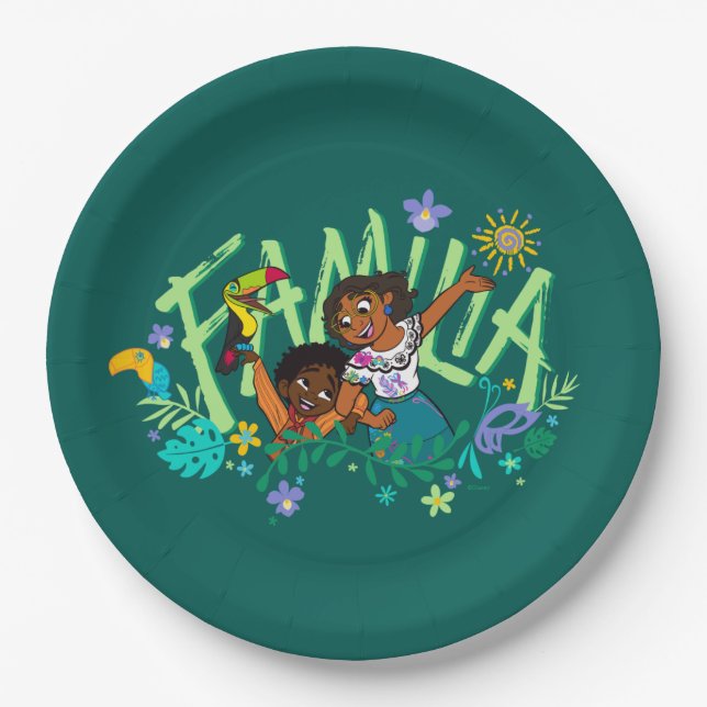 Encanto | Antonio & Mirabel - Familia Paper Plates (Front)