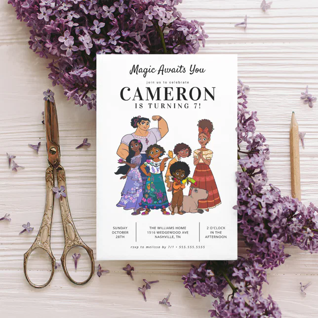 Encanto Birthday Invitation Zazzle