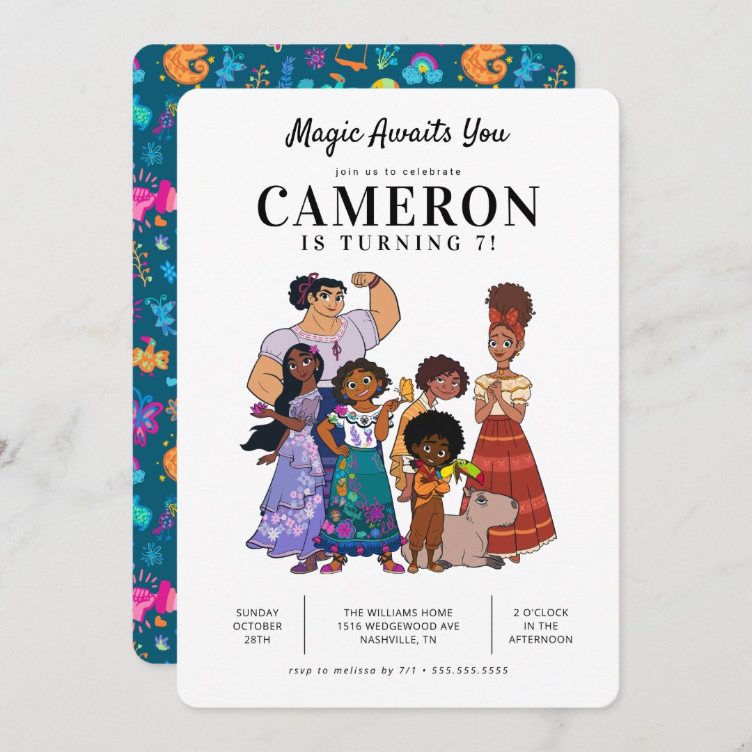 Encanto Birthday Invitation Zazzle
