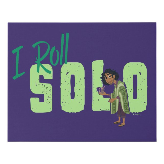 Encanto | Bruno - I Roll Solo Faux Canvas Print (Front)