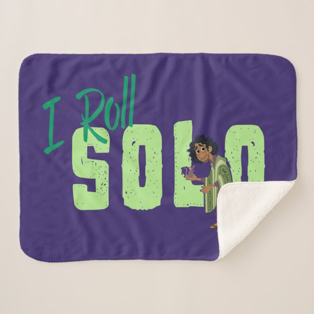 Encanto | Bruno - I Roll Solo Sherpa Blanket (Front (Horizontal))