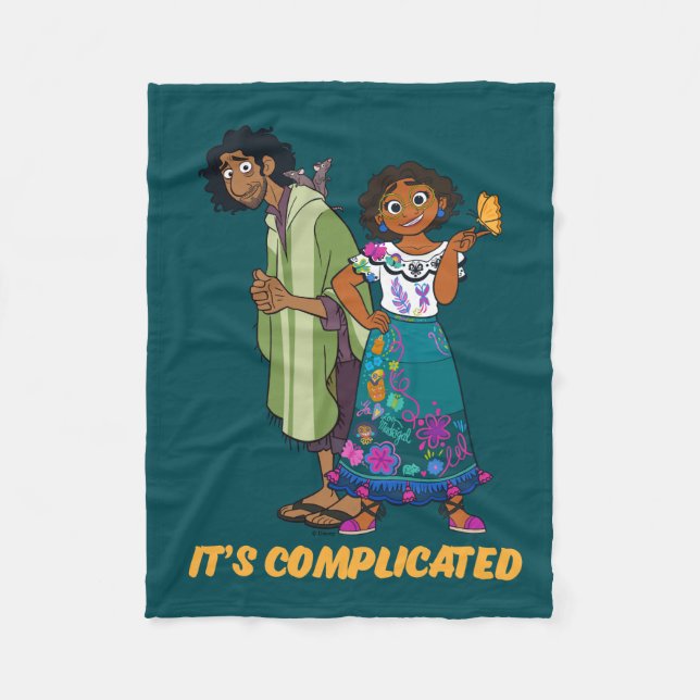 Encanto | Bruno & Mirabel - It's Complicated Fleece Blanket (Front)