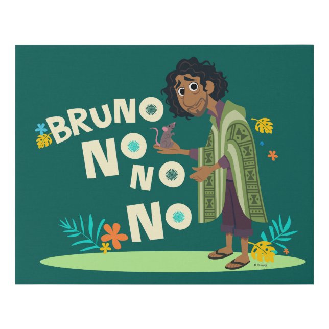 Encanto | Bruno No No No Faux Canvas Print (Front)