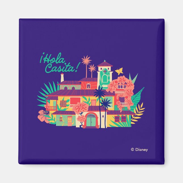 Encanto | Casa de Los Madrigal - Hola Casita Magnet (Front)