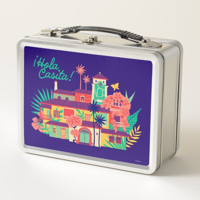 Encanto | Casa de Los Madrigal - Hola Casita Metal Lunch Box (Front)