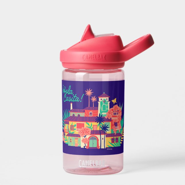 Encanto | Casa de Los Madrigal - Hola Casita Water Bottle (Left)