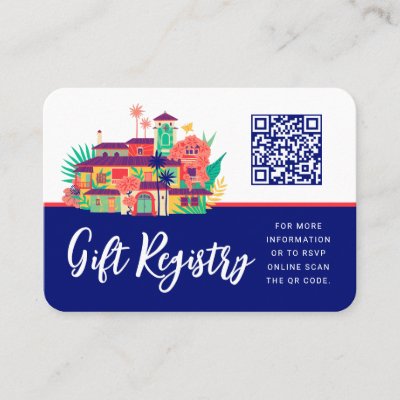 Encanto Casa Madrigal Baby Shower Gift Registry Place Card