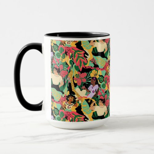 Encanto Colorful Floral Pattern Mug