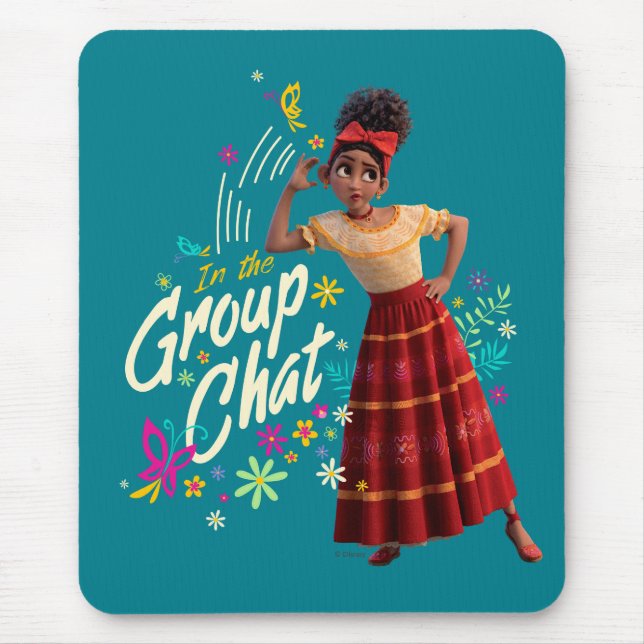 Encanto | Dolores - In The Group Chat Mouse Pad (Front)