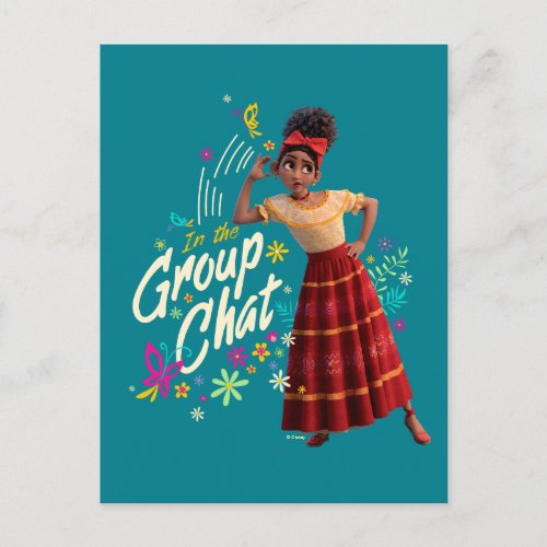 Encanto  Dolores _ In The Group Chat Postcard