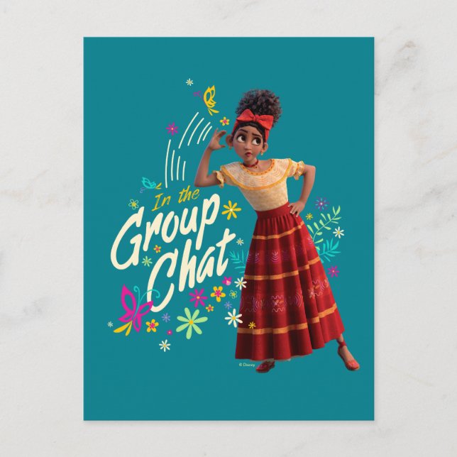 Encanto | Dolores - In The Group Chat Postcard (Front)