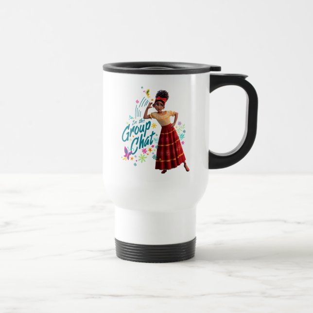 Encanto | Dolores - In The Group Chat Travel Mug (Right)
