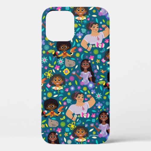 Encanto  Floral Character Pattern iPhone 12 Case
