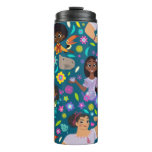 Encanto | Floral Character Pattern Thermal Tumbler