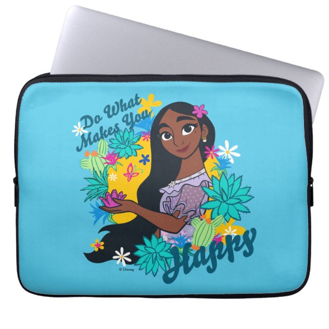Encanto | Isabela - Do What Makes You Happy Laptop Sleeve (Front)