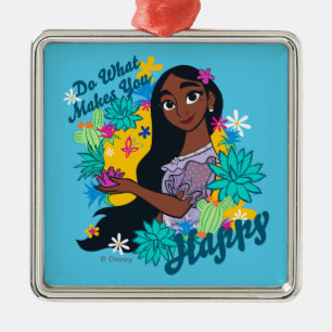 Encanto Isabela - Do What Makes You Happy Metal Ornament