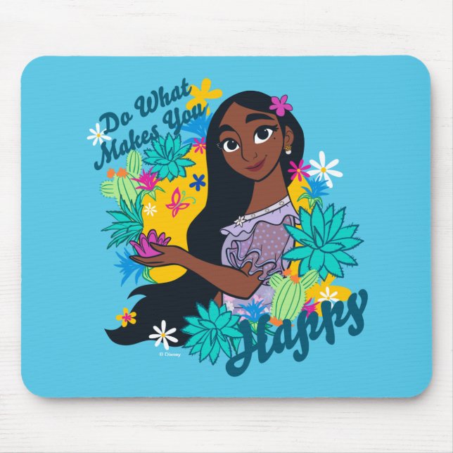 Encanto | Isabela - Do What Makes You Happy Mouse Pad (Front)