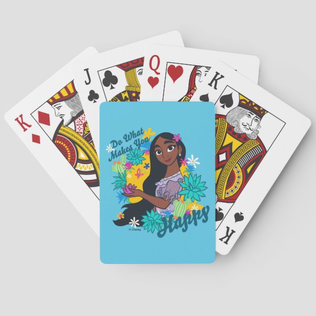 Encanto | Isabela - Do What Makes You Happy Poker Cards (Back)