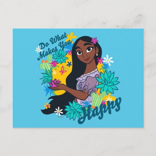 Encanto  Isabela _ Do What Makes You Happy Postcard