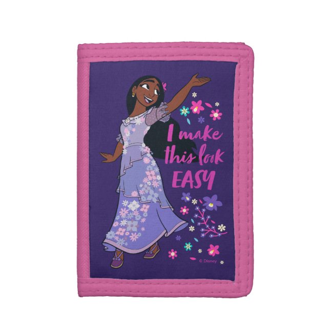 Encanto | Isabela - I Make This Look Easy Trifold Wallet (Front Vertical)