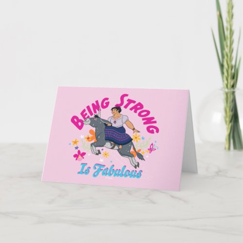 Encanto  Luisa _ Being Strong Is Fabulous Card