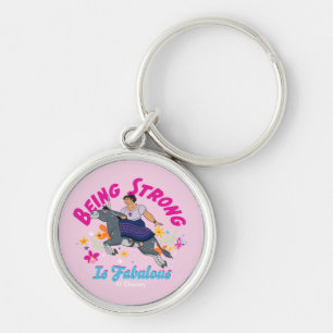 Encanto   Luisa - Being Strong Is Fabulous Keychain