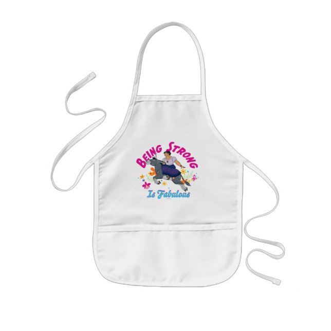 Encanto | Luisa - Being Strong Is Fabulous Kids' Apron (Front)