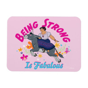 Encanto   Luisa - Being Strong Is Fabulous Magnet