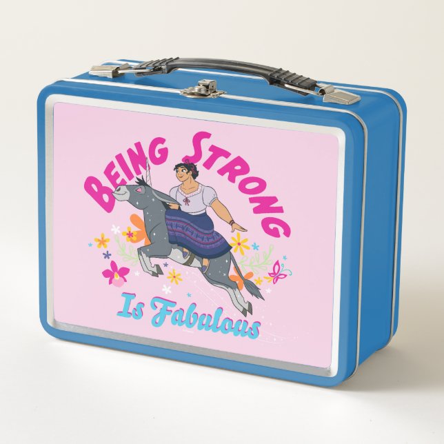 Encanto | Luisa - Being Strong Is Fabulous Metal Lunch Box (Front)