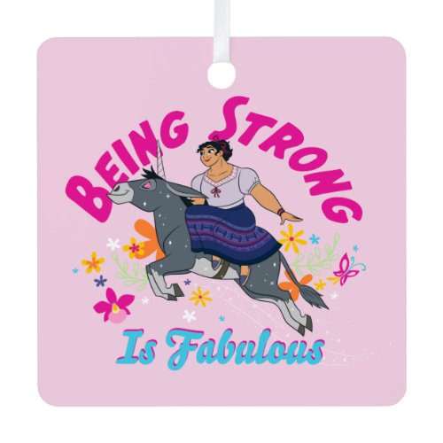 Encanto | Luisa - Being Strong Is Fabulous Metal Ornament