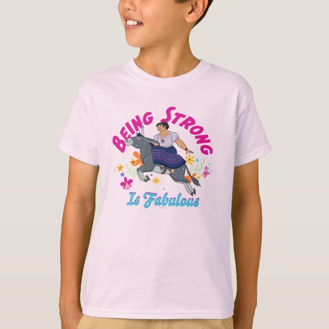 Encanto | Luisa - Being Strong Is Fabulous T-Shirt (Front)