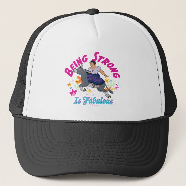 Encanto | Luisa - Being Strong Is Fabulous Trucker Hat (Front)