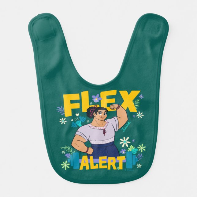 Encanto | Luisa - Flex Alert Baby Bib (Front)