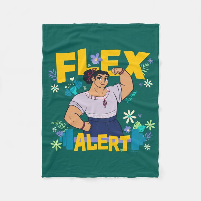 Encanto | Luisa - Flex Alert Fleece Blanket (Front)