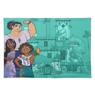 Encanto Luisa, Isabela, & Mirabel Cloth Placemat