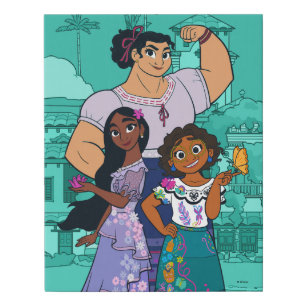 Encanto   Luisa, Isabela, & Mirabel Faux Canvas Print