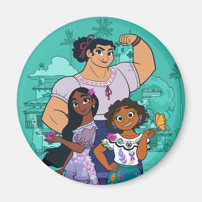 Encanto | Luisa, Isabela, & Mirabel Magnet (Front)