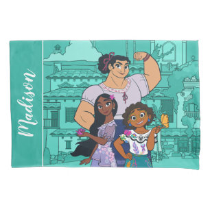 Encanto   Luisa, Isabela, & Mirabel Pillow Case