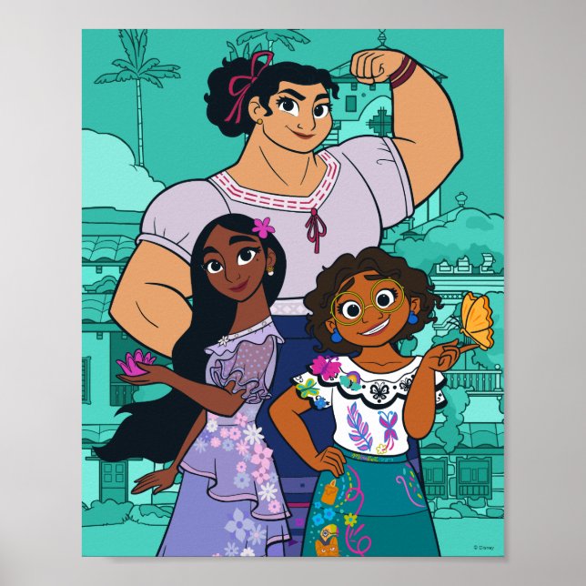 Encanto | Luisa, Isabela, & Mirabel Poster (Front)