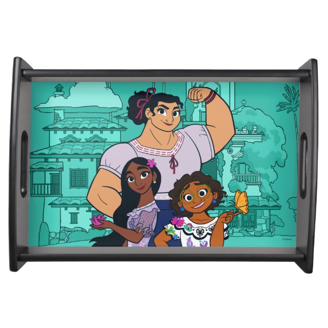 Encanto | Luisa, Isabela, & Mirabel Serving Tray (Front)