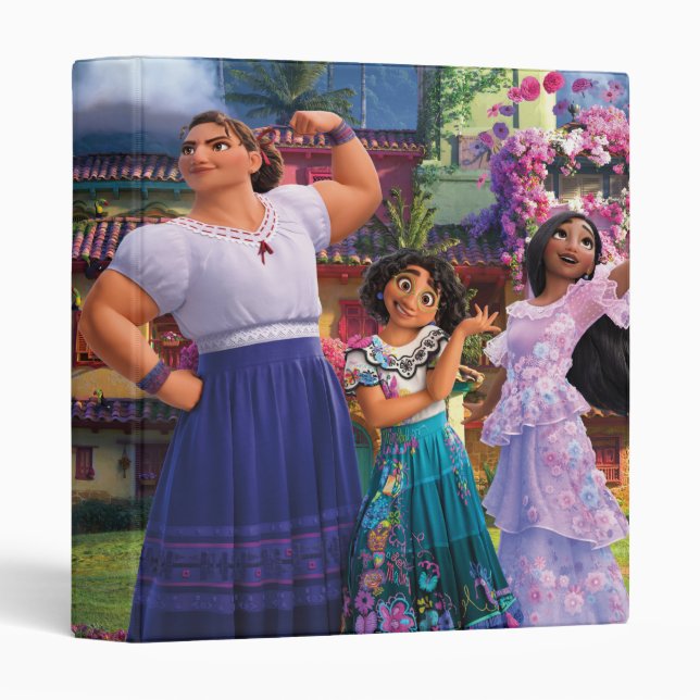 Encanto | Luisa, Mirabel, & Isabela 3 Ring Binder (Front/Spine)