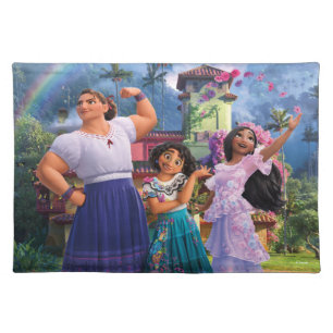 Encanto Luisa, Mirabel, & Isabela Cloth Placemat