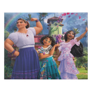 Encanto   Luisa, Mirabel, & Isabela Faux Canvas Print