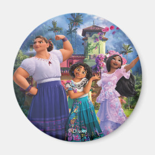 Encanto Luisa, Mirabel, & Isabela Magnet