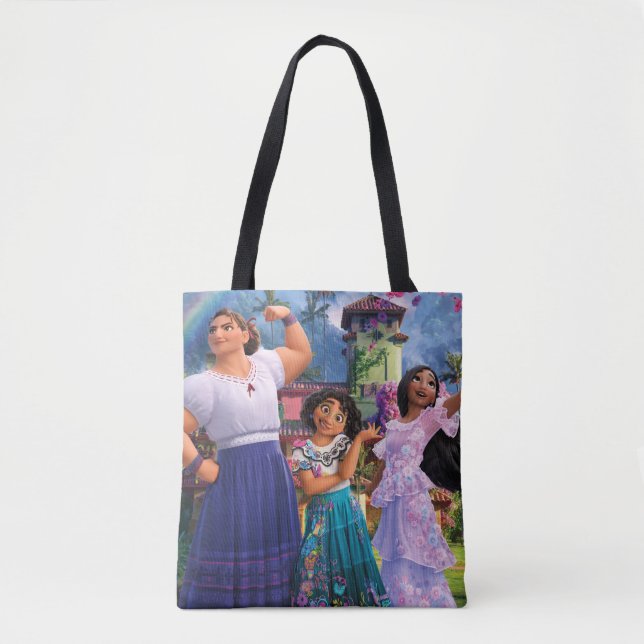 Encanto | Luisa, Mirabel, & Isabela Tote Bag (Front)